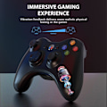 Miniatyrbillede 4 af 5: Trådløs controller kompatibel med Xbox 360 2.4GHZ Gamepad Joystick (Sort)