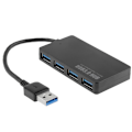 Pikkukuva 1 / 5: USB 3.0 -keskitin 4 USB-portilla (suurnopeus) - Jopa 5 Gbps black 60