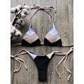 Pikkukuva 1 / 7: 2023 Sexy Bikini Monokini Naisten Uimapuvut Push Up Ribbed Bikini Set Brasilialainen Uimapuvut Beach Wear Uimapuvut Biquini hei kaqi bai L hei kaqi bai