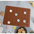 Miniatyrbillede 8 af 11: Macaron Bageform i Silikon / Form - 48 pladser 150