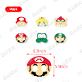 Miniatyrbild 4 av 7: Super Mario födelsedagsfest bakgrund ballonger banner SET 1
