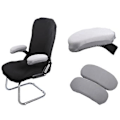Miniatyrbilde 1 av 4: Kontorstol Armlenestøtte Ergonomisk Memory Foam Armlenetrekk