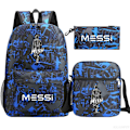 Miniatyrbilde 5 av 5: Fotball Messi Ryggsekk 3-delt Ivory