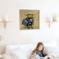 Miniatyrbild 1 av 3: Välkommensskylt, rustik trä välkommen dörrkrans med LED-slinga
