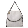 Miniatyrbillede 1 af 3: Crossbody-tasker til kvinder Mode Skuldertaske Kæde Tasker Mode Portable Chain Vævede Håndtasker Grey