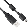 Pikkukuva 3 / 5: 12-nastainen USB-datakaapeli Olympus E330 E-410 E-510 E520 SZ-10 SZ-30 SZ-20 CB-USB5 U410 -digitaalikameroille