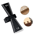 Miniatyrbillede 4 af 5: Træbearbejdning Dovetail Markør Aluminiumlegering Markeringsskabelon Træ
