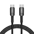 Miniatyrbilde 1 av 5: 100W/5A 2m PD USB-C - USB-C Kabel UltraBoost Evo Svart