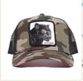 Nät Djur Broderad Hatt Snapback Hatt Leopard C Leopard camouflage