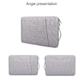 Miniatyrbillede 9 af 11: INF Laptop Sleeve 14.1 tommer/15.4 tommer canvas Grå