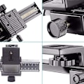 Miniatyrbillede 3 af 5: Makro-sæt, 4-vejs makro-fokuserende skinnerkamera-beslag