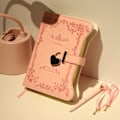 Miniatyrbillede 5 af 5: Dagbog med Lås og Nøgler til Pigegaver, Genopfyldelig Dagbog til Kvinder, Rose Garden Secret Notebook med Linjerede Sider