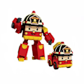 Pikkukuva 1 / 5: 6 kpl/setti 2023 Korea Speelgoed Polis Robocars Transformatie Robot Poli Roy Amber Anime Metall Actionfigur Tecknad Leksaksbil Barn 3
