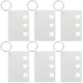 Miniatyrbillede 2 af 3: pcs Heat Transfer Sublimation Blanks Keychain til mors dag F