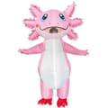 Oppusteligt kostume Halloween scene Axolotl-FA-