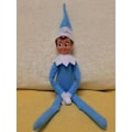 Miniatyrbillede 3 af 3: Elfdockan Julepynt Børnegave Overraskelse Plysjlegetøj Ferie Reindeer Elves Rosa Røde Farver_a Light blue boy
