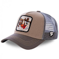 Pikkukuva 1 / 4: Mickey Snapback -puuvillainen baseball-lippis ja isän verkkopäähine / rekkakuskin hattu TAZ BROWN