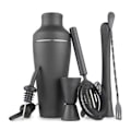 Miniatyrbillede 1 af 5: Cocktail Shaker Sæt - Mat Sort - Rustfrit Stål black 560