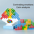 Miniatyrbild 4 av 4: 48 st Tetra Tower Balans Stacking Block Game