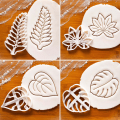 Pikkukuva 3 / 5: 4 kpl Cookie Embosser Mold Biscuit Mold Agave Ivy