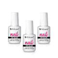 Miniatyrbillede 2 af 2: 3 stk. Neglelim med pensel - 7 gram - Silcare