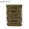 Miniatyrbild 6 av 6: VULPO Taktisk 5,56 mm & 7,62 mm magasinpåse 9 mm pistol Molle Mag-påse Soft Shell Mag-påse 9mm Mag Pouch Gray