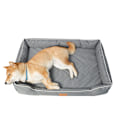 Miniatyrbilde 1 av 2: Jumbo Stor Ortopedisk Hundebed Minneskum Dyresofa Høyde Pute Varm (Beste) L (70x50x12) cm