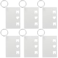 Miniatyrbillede 1 af 3: pcs Heat Transfer Sublimation Blanks Keychain til mors dag F
