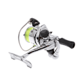 Miniatyrbillede 3 af 5: Fiskrulle Mini Spinning Csting Wheel 4.3:1 aluminium lloy Venstre Højre 2+1