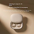Pikkukuva 5 / 5: Näkymättömät nukkumiskuulokkeet Pienimmät Kevyimmät Pienet melunvaimennuskorvatulpat nukkumiseen Hiljainen mukava Mini Sleepbuds Langaton Bluetooth 5.2 Piilotetut kuulokkeet White
