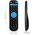 Miniatyrbilde 3 av 5: Android T9/T95/Q PLUS BOX Fjernkontroll