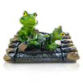 Miniatyrbillede 2 af 11: Harts flydende frø prydgenstand dyrestatue frø E