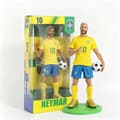 2026 VM Fodboldstjerne Figur, 22cm Messi Ronaldo Mbappé Yamal Samlermodel, Fodboldfans Displaypynt-FA- Neymar