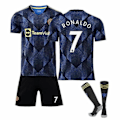 Miniatyrbillede 1 af 6: Cristiano Ronaldo #7 Cr7 2021-2022 Manchester Fodbolddragt