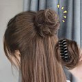 Miniatyrbilde 2 av 10: Piece Updo Messy Bun 04 4