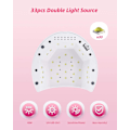 Miniatyrbilde 3 av 4: UV LED-lampe for negletørking, 48W Bærbar Profesjonell Automatisk Negletørker-XM4-
