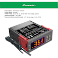 Miniatyrbilde 2 av 5: Stc-1000 temperaturregulator, 12v 10a allsidig digital termostat med NTC-sensor for beskyttelse-, varme- og kjøleluke