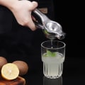 Miniatyrbillede 1 af 8: Granatæble Juicepresser i Rustfrit Stål - Manuel Citruspresser