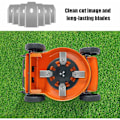 Pikkukuva 2 / 5: 45 x Titan-korvauslehdet, robotleikkurin terät kaikille Husqvarna Automower, Gardena, Yardforce robotleikkureille, Heavy Duty (3g/0,75mm) mukana