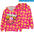 Pikkukuva 1 / 6: Stumble Guys 3D-tulostus Huppari Barnkappa Huppari Ulkovaatteet 16 XL 16