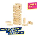 Miniatyrbillede 3 af 4: Klassisk Jenga-spil, stablingsspil med træklodser