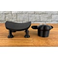 Miniatyrbild 2 av 3: Får Toalettpappershållare - Toalettpapper Deco Black - Toalettrulle