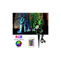 Pikkukuva 5 / 5: RGB Ulkovalo LED-spotti 10,2m Puutarhavalaisin pistokkeella ulkovalaistus 12v 24w vedenpitävä cob IP65 Puutarhavalaisin, polku-FA6-