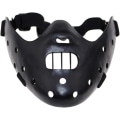 Pikkukuva 3 / 4: Infinity Gauntlet Hannibal Lecter Mask The Silence of The Lambs Resin Horrible Killer Movie Mask Black