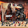 Pikkukuva 1 / 3: Joulukalenteri 2024 24 Godzilla-hahmolla - 24 päivän joulunodotusta - Blindbox - Joululahjat lapsille ja aikuisille