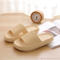 Tøfler - Stilfulde & Bløde til Dame/Herre - flere farver (kendt som Happy Flops) Beige Beige-FA- Beige 38/39