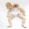 Miniatyrbild 1 av 4: 28 tum Reborn Toddler Dockkit Raya Livsstorlek Frisk Färg Mjuk Beröring Ej Färdig Docka