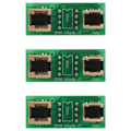 Miniatyrbild 1 av 5: 3X Universal QFN8/WSON8/MLF8/MLP8/DFN8 till DIP8 Två-i-ett Socket/Adapter för 6X5MM & 8X6MM Chips