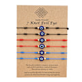 Miniatyrbild 1 av 5: 6 STK/ SET Evil Eye Armband Lucky 7 Knot type3