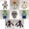 Miniatyrbild 3 av 5: Minecraft Leksaker Plyschdocka SKULL-25CM SKULL-25CM Skull-25cm